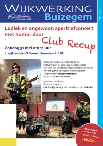 aperitief concert Club Recup